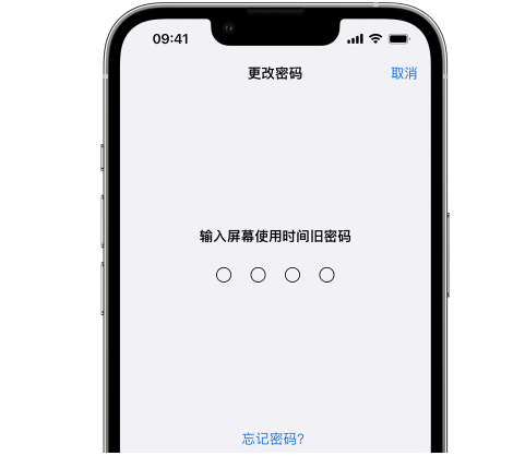 乐至iPhone屏幕维修分享iPhone屏幕使用时间密码忘记了怎么办 