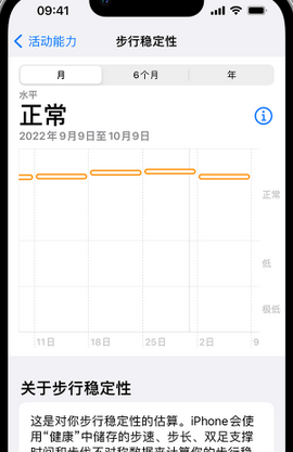 乐至iPhone手机维修如何在iPhone开启'步行稳定性通知'