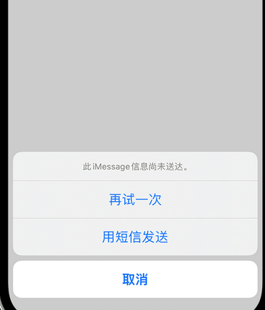 乐至apple维修iPhone上无法正常发送iMessage信息